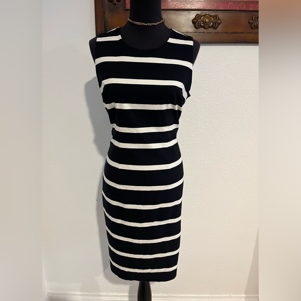 Target collection black and white stripe dress
